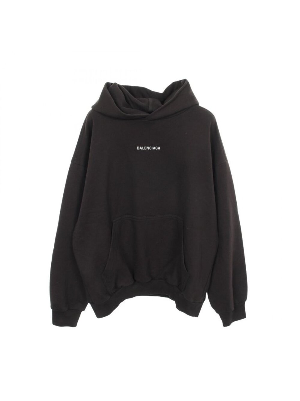 Balenciaga Hoodie Logo Print Cotton